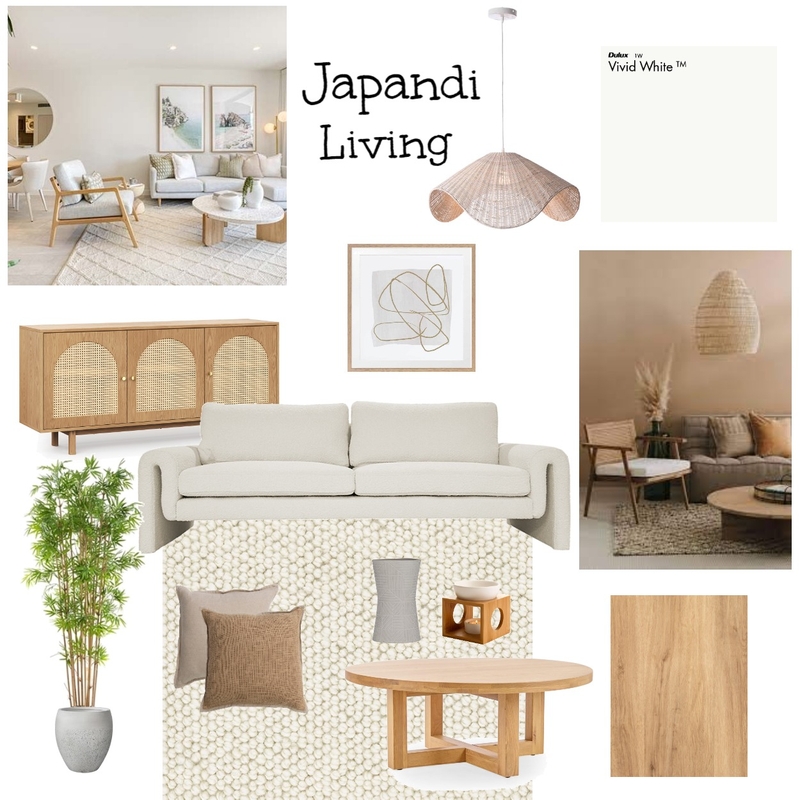 Japandi Living Mood Board by pia_design on Style Sourcebook