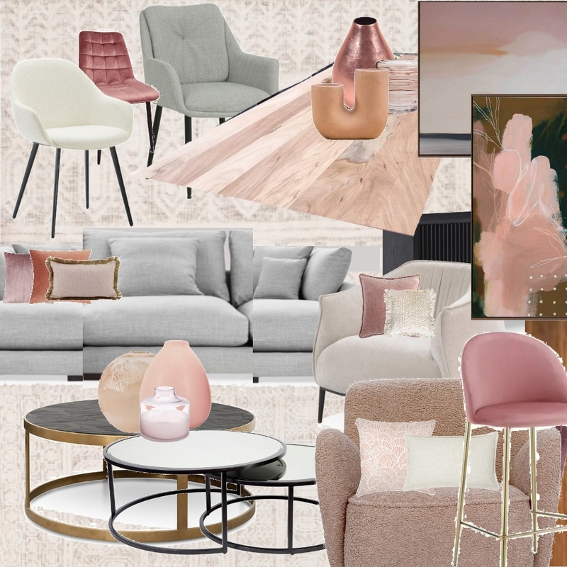 pinks Mood Board by Colette on Style Sourcebook