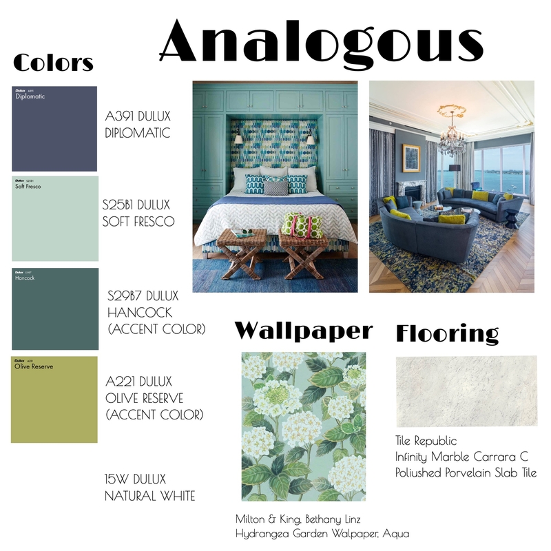 Analogous Mood Board by NBNDesign on Style Sourcebook