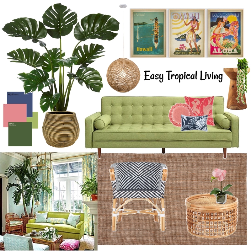 Modern Tropical Mood Board by Tljespy on Style Sourcebook