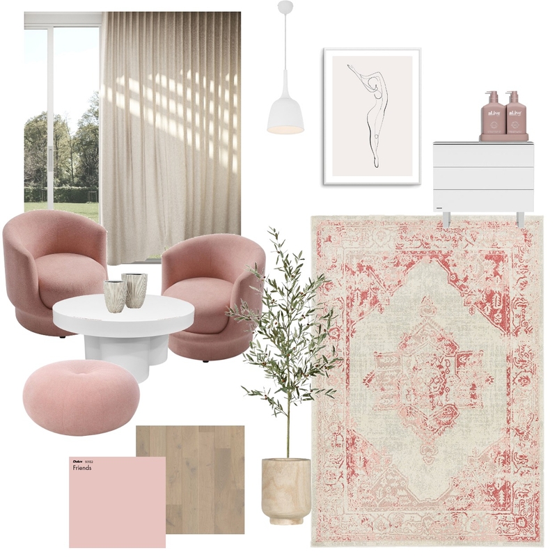 Avenue 702 Rose Mood Board by Rug Culture on Style Sourcebook