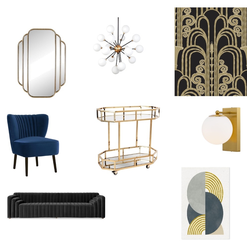 Art Deco Mood Board by Efi Papasavva on Style Sourcebook