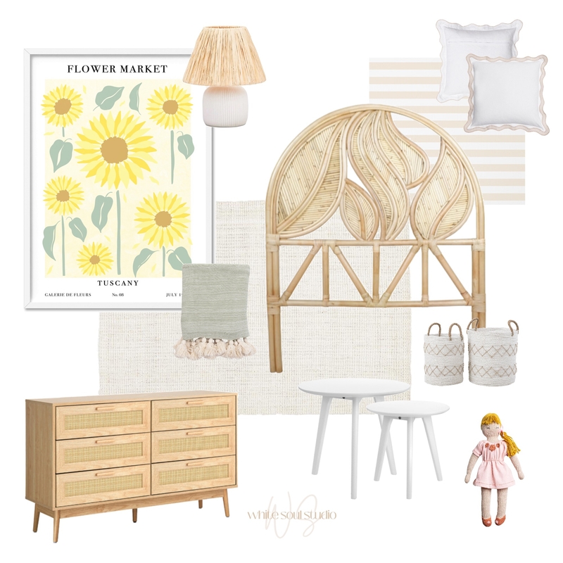 Mood Board - Girls Room Mood Board by White Soul Studio on Style Sourcebook