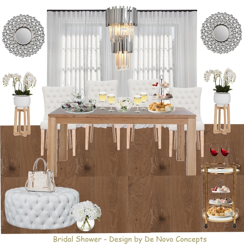 Bridal Shower Mood Board by De Novo Concepts on Style Sourcebook