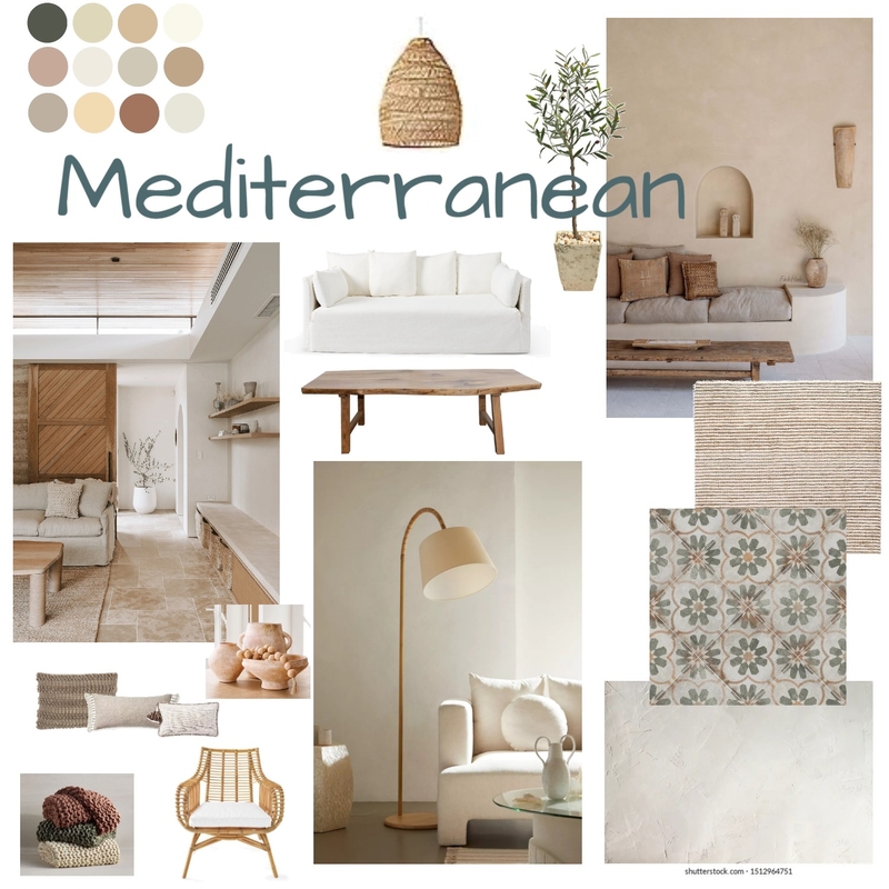 Mediterranean Mood Board Module 3 Mood Board by sseward on Style Sourcebook