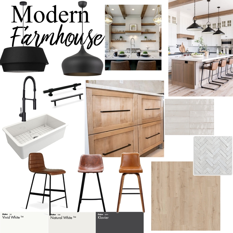 Modern Farmhouse Mood Board by ericacuellar on Style Sourcebook