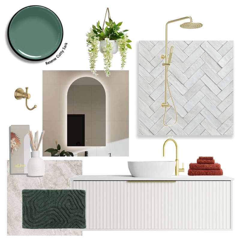 Bathroom Mood Board by Courtneykahurangi on Style Sourcebook