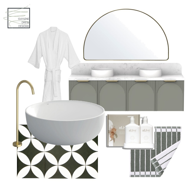 Bathroom Bliss Mood Board by Gaylene Drew Designs on Style Sourcebook