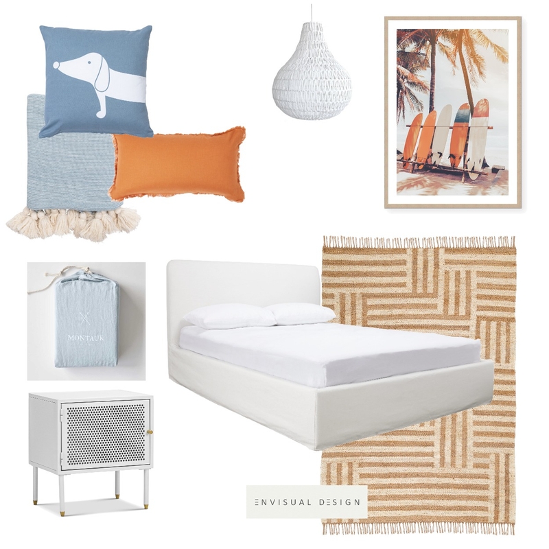 Boy's coastal bedroom Mood Board by envisual design on Style Sourcebook