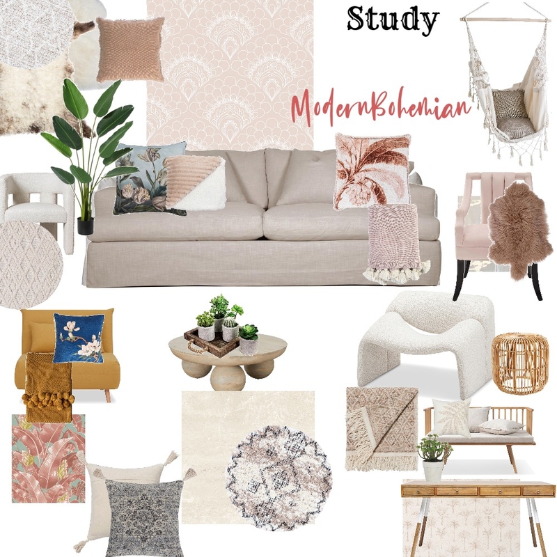 modern bohemian Mood Board by naseerahally on Style Sourcebook