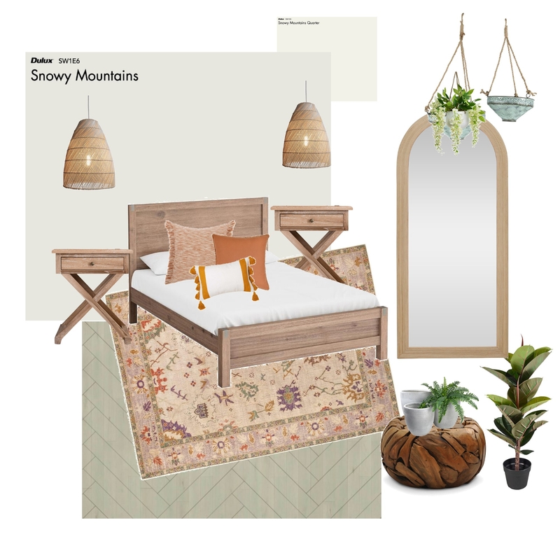 boho bedroom style guide Mood Board by edenpfeiffer on Style Sourcebook