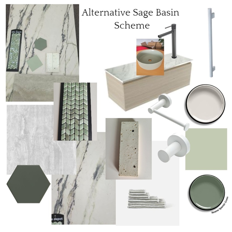 Alternative Sage Basin Scheme Mood Board by JJID Interiors on Style Sourcebook