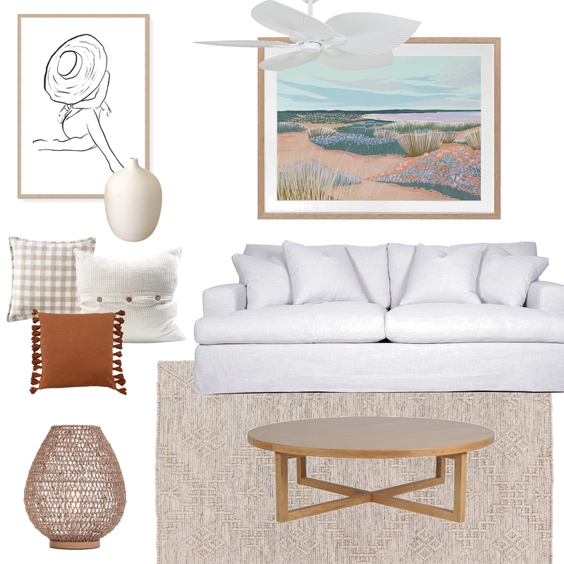 boho / coastal Mood Board by Fleur Design on Style Sourcebook