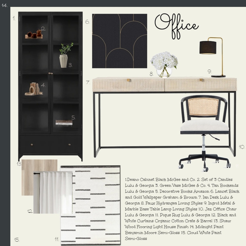 Office Sample Board Mood Board by chercassady on Style Sourcebook