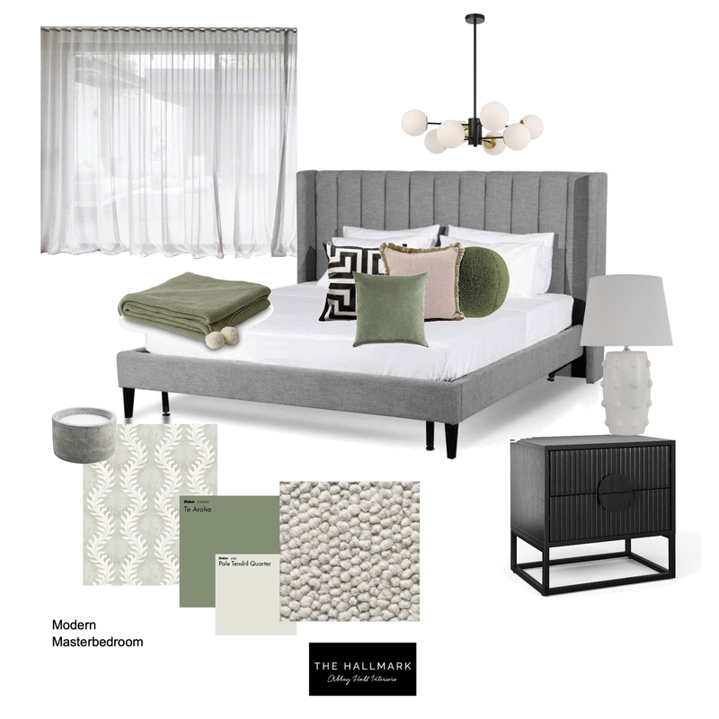 Modern Master Bedroom Mood Board by The Hallmark, Abbey Hall Interiors on Style Sourcebook