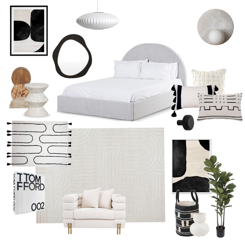 bed room 2 BW Mood Board by Deslandes on Style Sourcebook