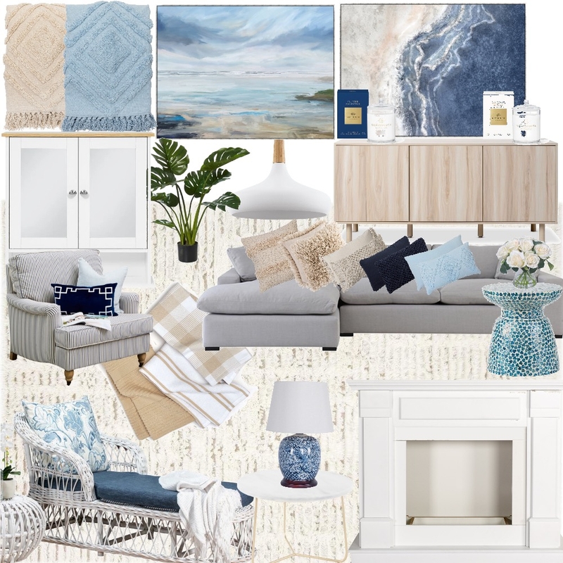 hamptons moodpboard Mood Board by christinekatrib3@gmail.com on Style Sourcebook