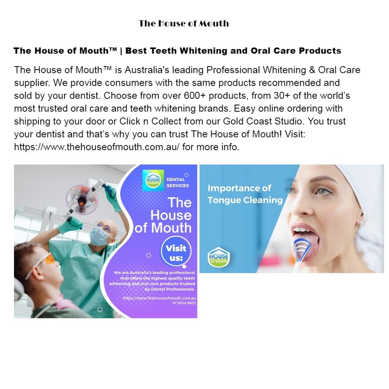 The House of Mouth™ | Best Teeth Whitening and Oral Care Products Mood Board by thehouseofmouth on Style Sourcebook