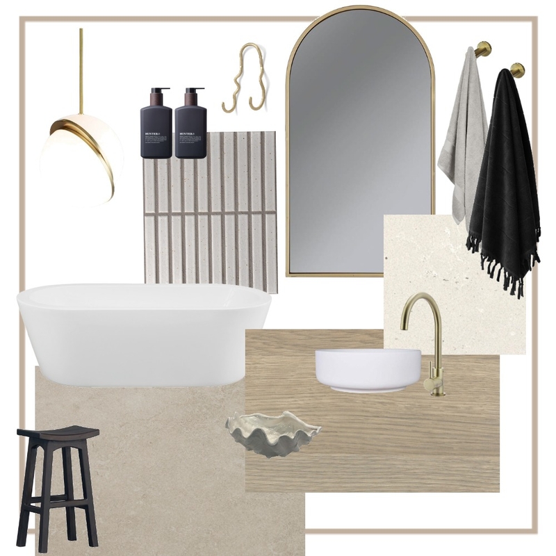 Raw Coastal - Bathroom Renovation Mood Board by amillâ studio on Style Sourcebook