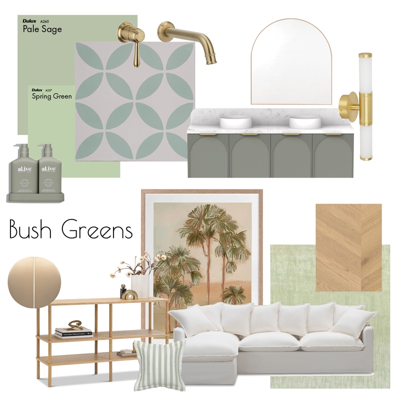 bush greens Mood Board by Elizabeth G Interiors on Style Sourcebook