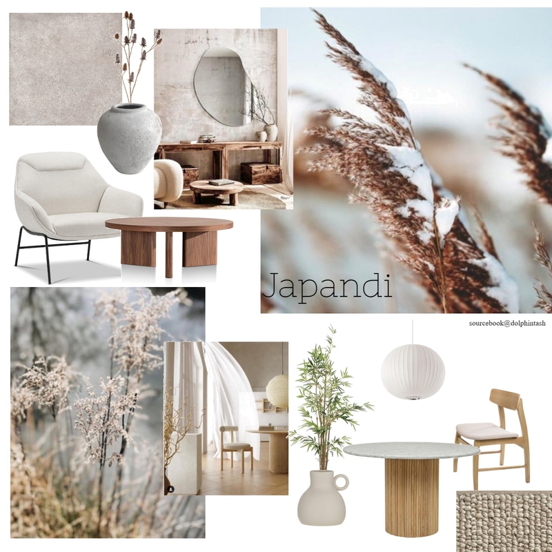 Japandi Mood Board by dolphitash on Style Sourcebook