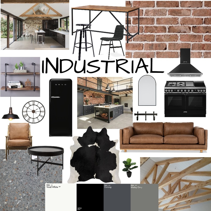 industrial moodboard.2 Mood Board by MDews108 on Style Sourcebook