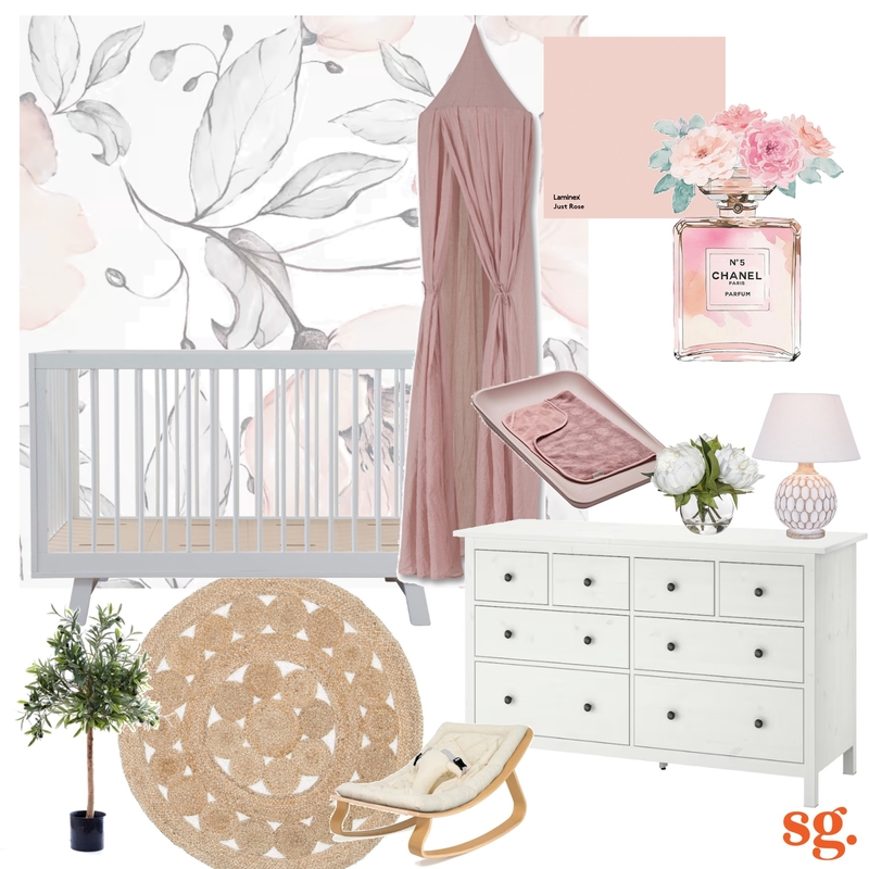 Girls Nursery Mood Board by Studio Gregory on Style Sourcebook