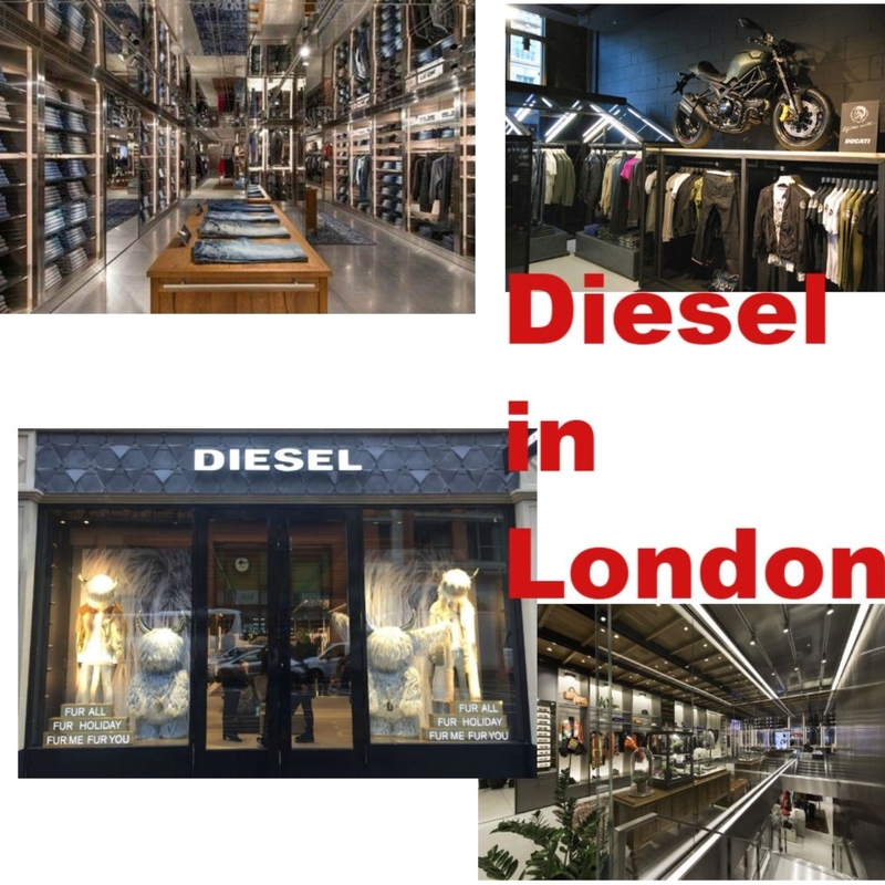 Diesel in London Mood Board by Maria Giannouli Designs on Style Sourcebook