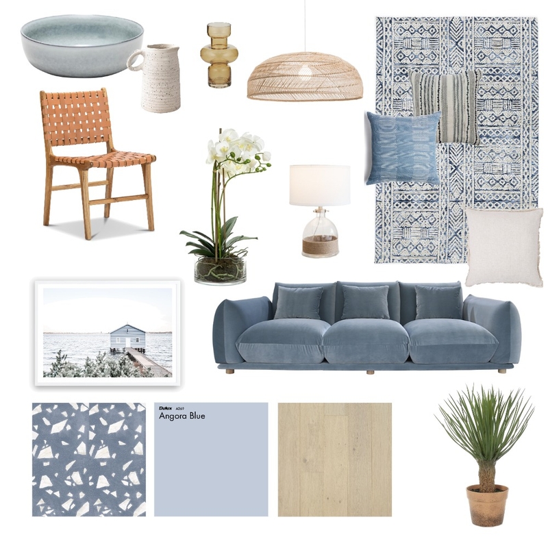 blue home Mood Board by chohang on Style Sourcebook