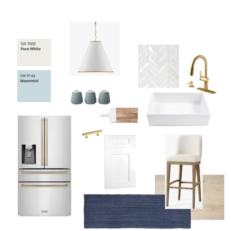 Monochromatic Kitchen Mood Board by jordanworkinteriors on Style Sourcebook