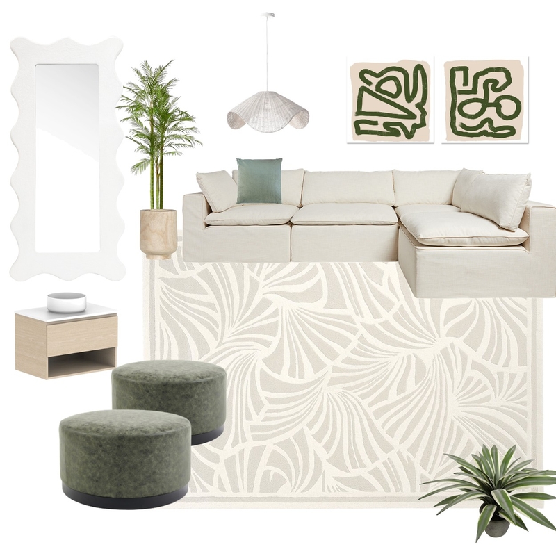 Florence Broadhurst Japanese Fans Ivory 039301 Mood Board by Rug Culture on Style Sourcebook