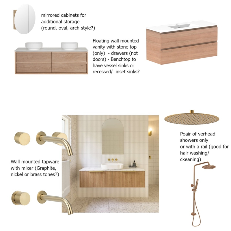 Michelle bathroom choices Mood Board by Lady Darwin Design on Style Sourcebook