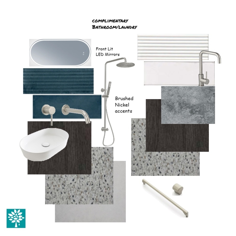 Complimentary Bathroom and Laundry Mood Board by Eden House Interiors on Style Sourcebook