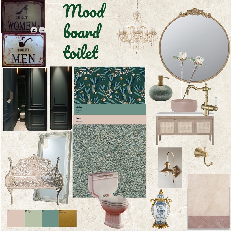 Mood board Toilet Mood Board by Jihan B on Style Sourcebook