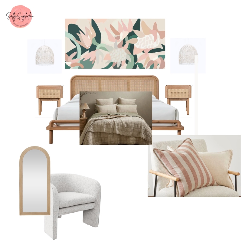 Beach bedroom Mood Board by sally guglielmi on Style Sourcebook