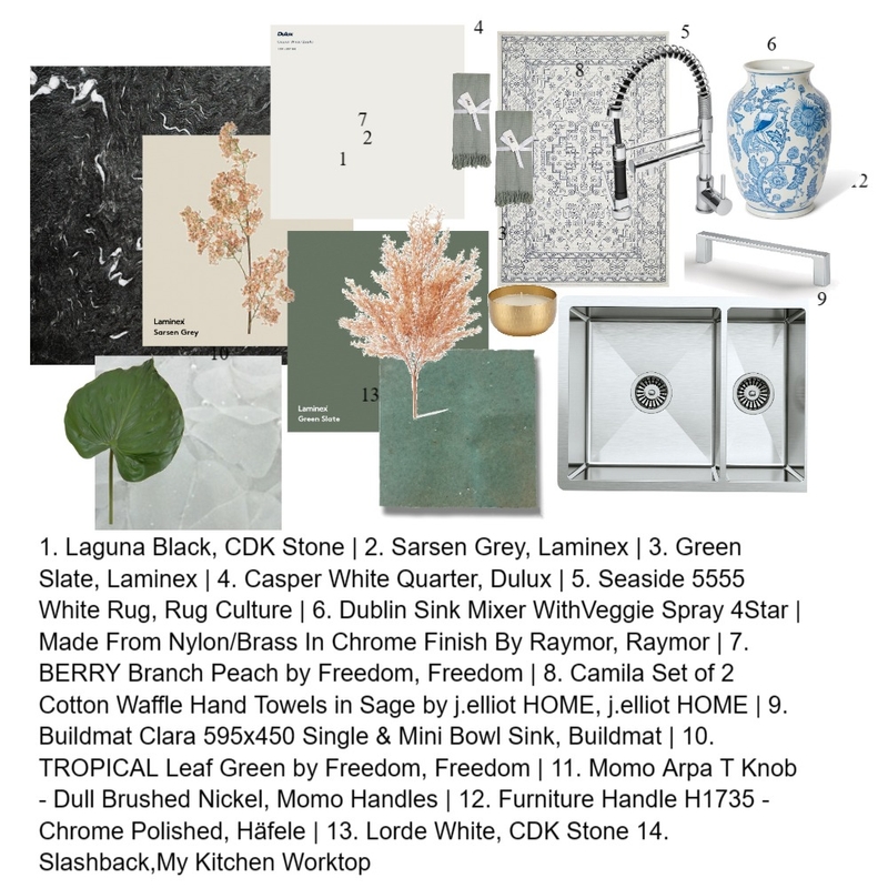 Kitchen Sample Board Mood Board by Rajdeep on Style Sourcebook