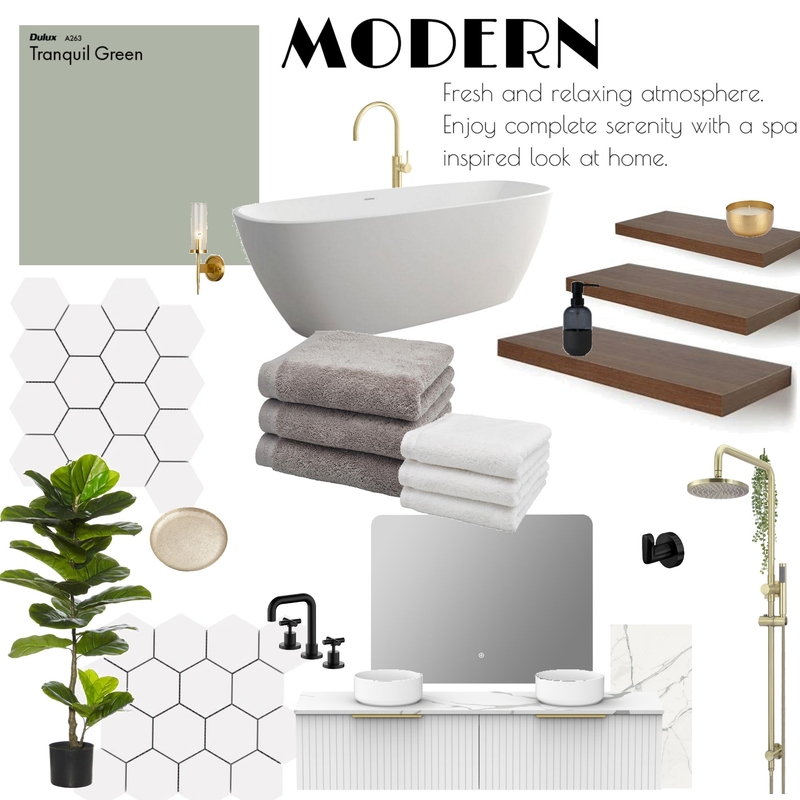 Bathroom Mood Board by Natasha Mahfood-Diaz on Style Sourcebook