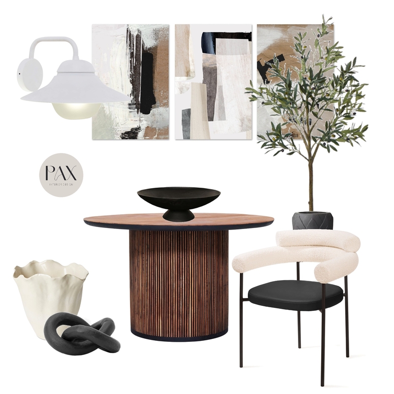 Abstract Dining Mood Board by PAX Interior Design on Style Sourcebook