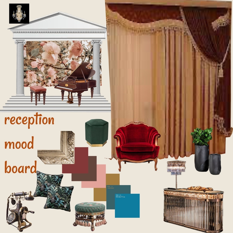 Reception Mood Board Mood Board by Jihan B on Style Sourcebook