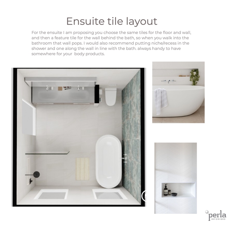 Winnie and Ben ensuite layout Mood Board by Perla Interiors on Style Sourcebook