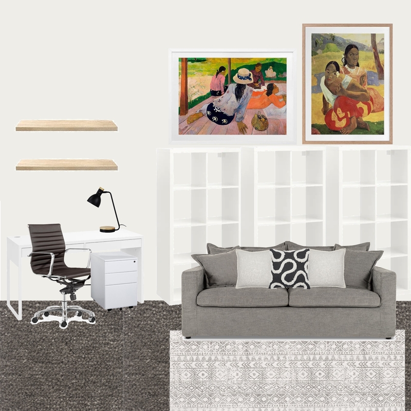 Media Room Facing Shelves Mood Board by L7 on Style Sourcebook