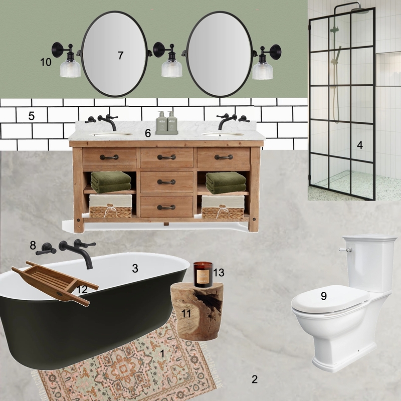 farmhouse bathroom Mood Board by studio.twentyfour on Style Sourcebook