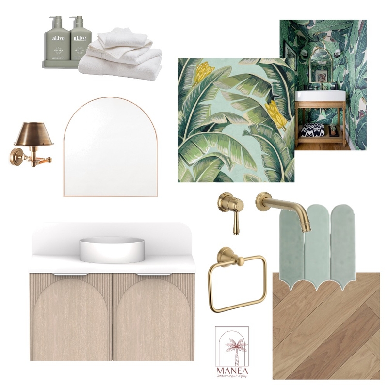 Nile Powder Room Mood Board by Manea Interior Design & Styling on Style Sourcebook