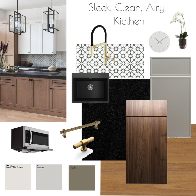 Sleek, Clean & Airy Kitchen Mood Board by Ana Soares on Style Sourcebook