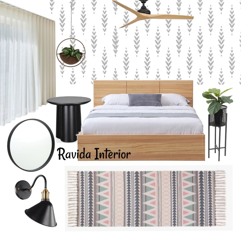 Exclusive Bedroom Mood Board by Ravida-interior on Style Sourcebook