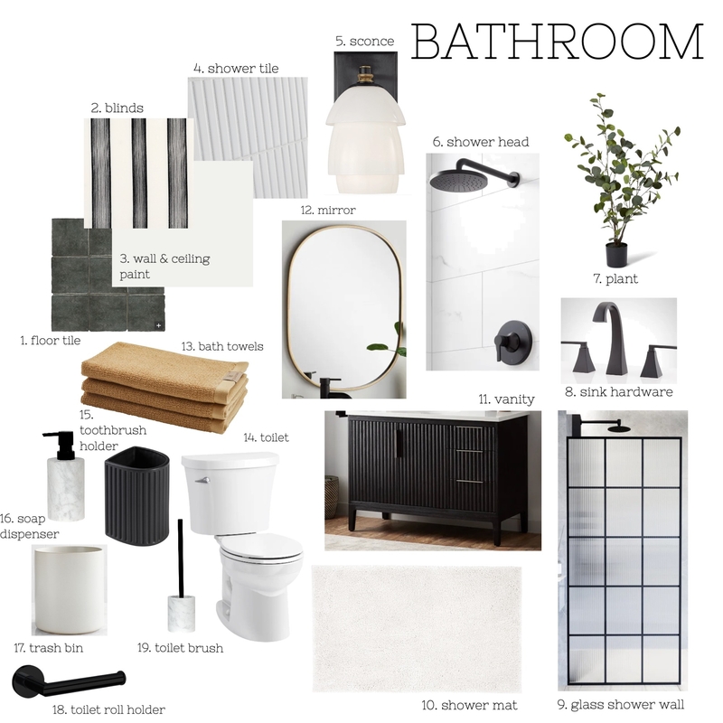 BATHROOM Mood Board by Seramott on Style Sourcebook