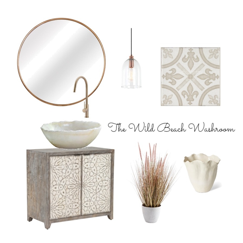 The Wild Beach Bathroom Mood Board by creative grace interiors on Style Sourcebook