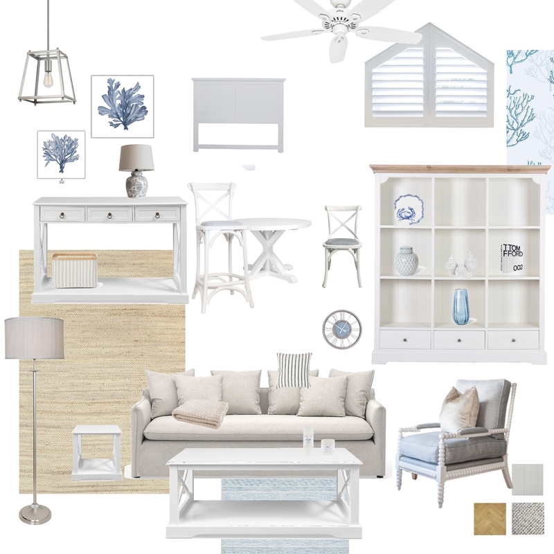 Hamptons Moodboard Mood Board by iheartrenovations on Style Sourcebook