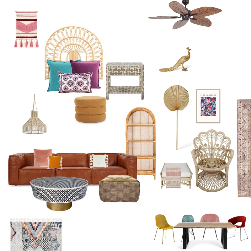 Bohemian Moodboard Mood Board by iheartrenovations on Style Sourcebook