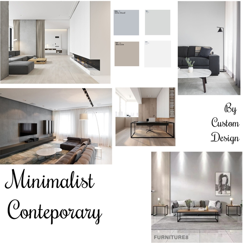 Minimalist Contemporary Mood Board Mood Board by Valentina Pazzaglia on Style Sourcebook